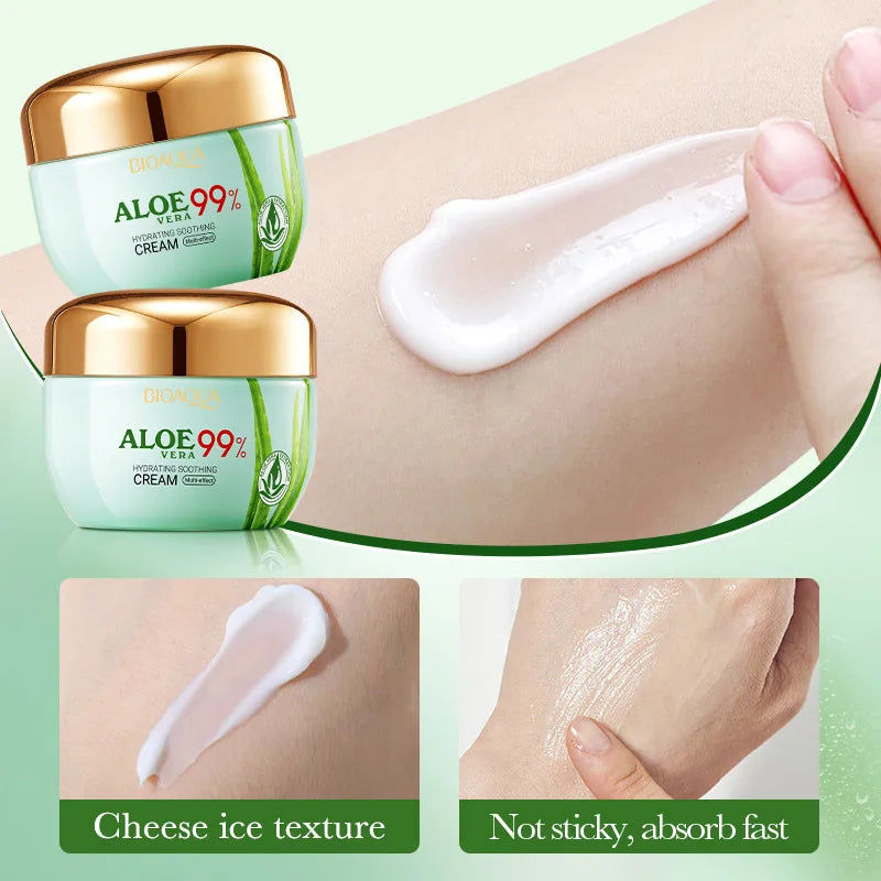 Aloe Vera Face & Eye Cream Set – Hydrating Duo