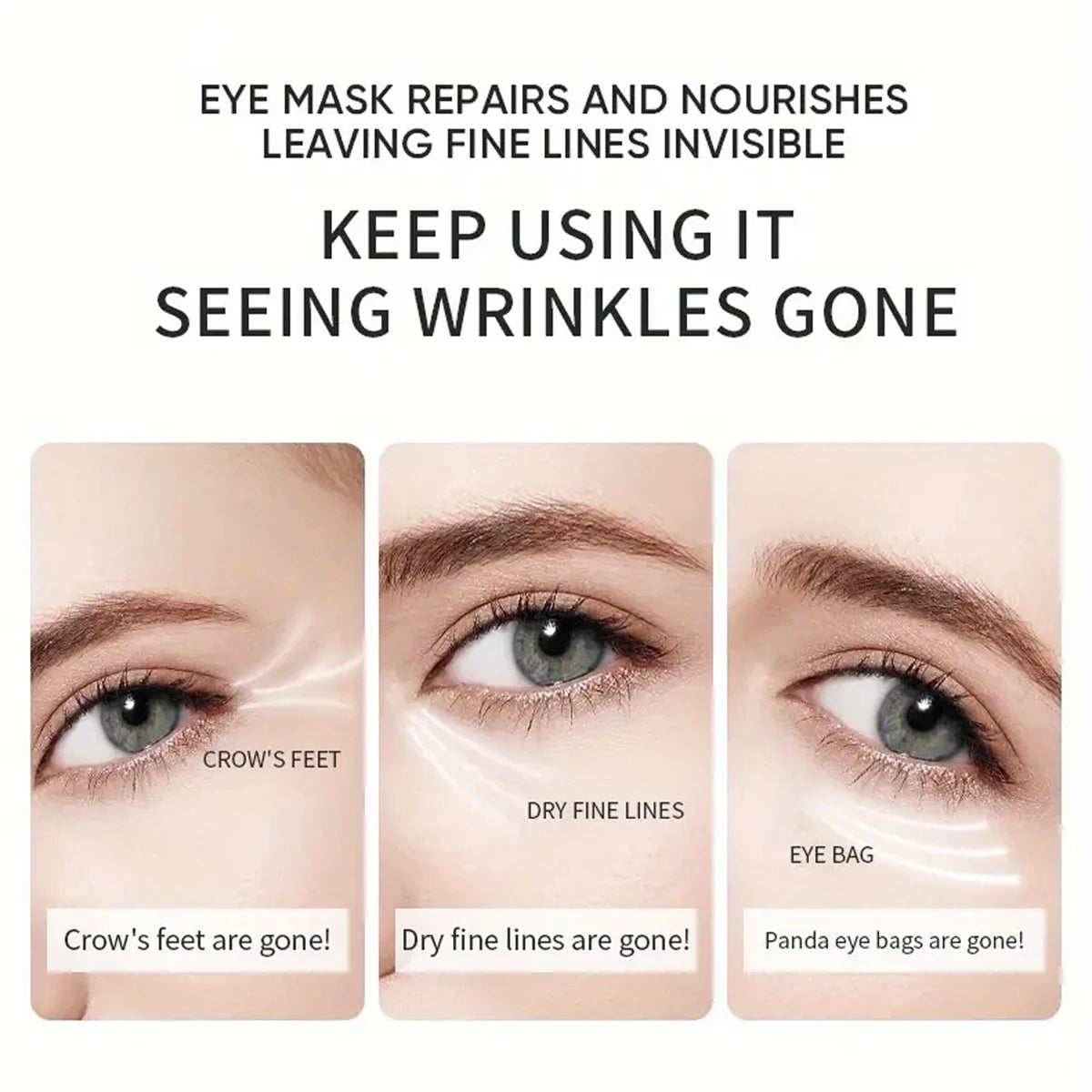 Aloe Vera Collagen Eye Masks – Hydrating Anti‑Dark Circles
