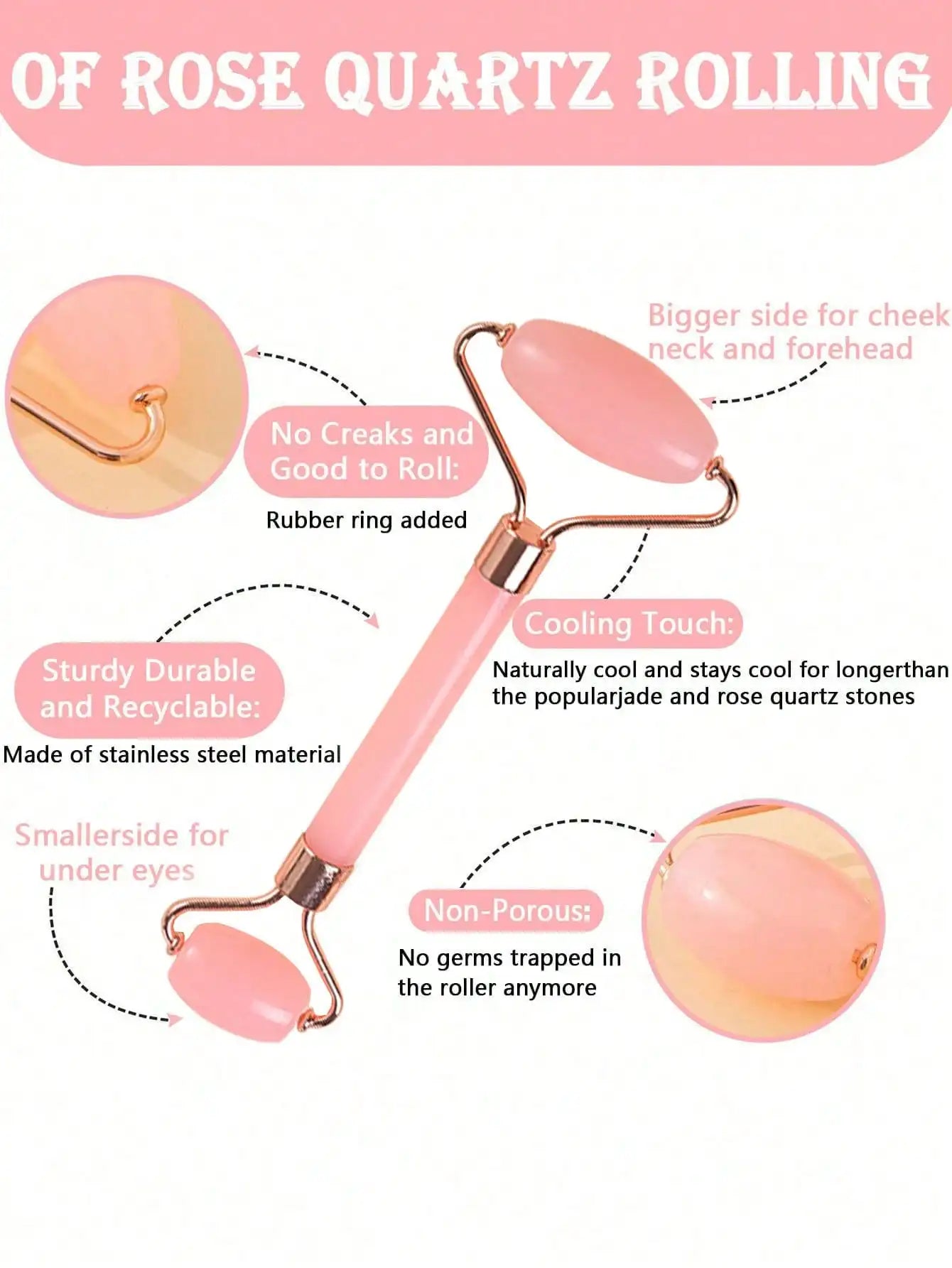 3-Piece Ice Face Roller Set for Facial Massage