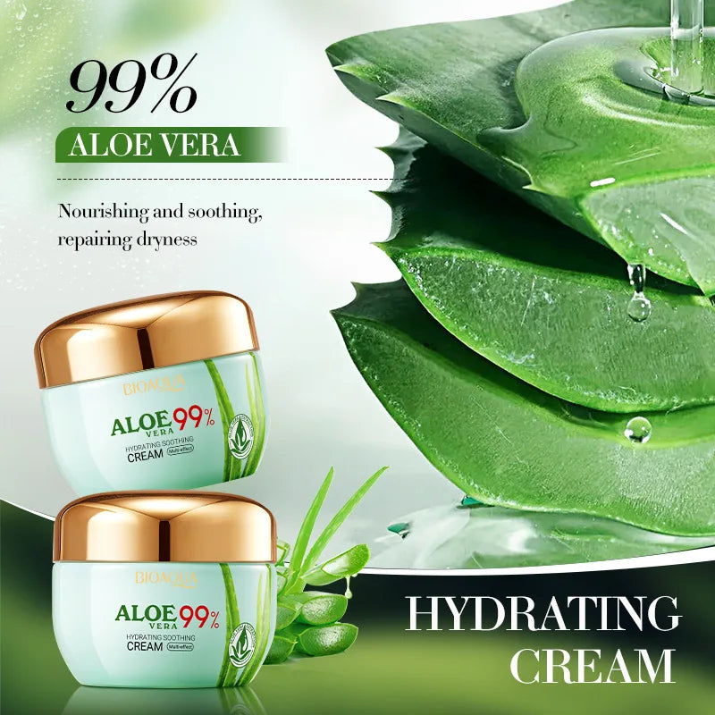 Aloe Vera Face & Eye Cream Set – Hydrating Duo