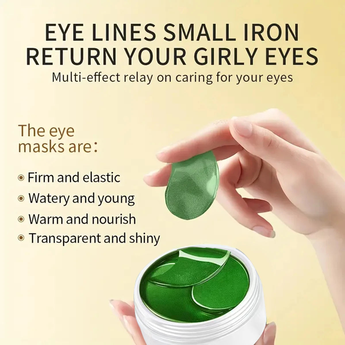 Aloe Vera Collagen Eye Masks – Hydrating Anti‑Dark Circles